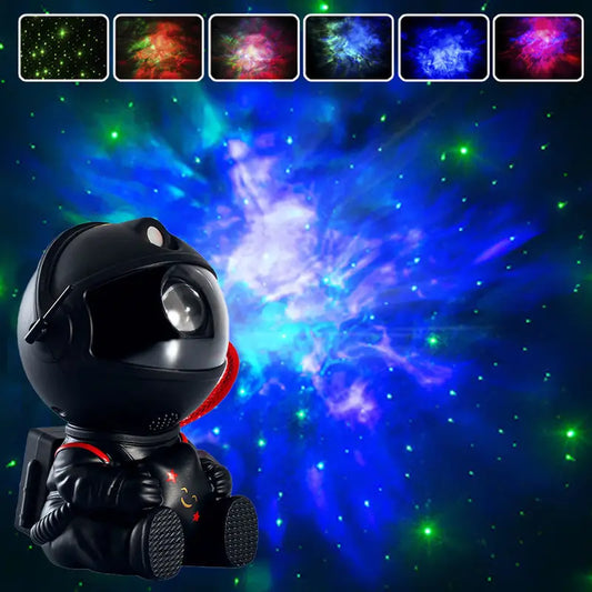 LED Astronaut Galaxy Projector Night Light Lamp
